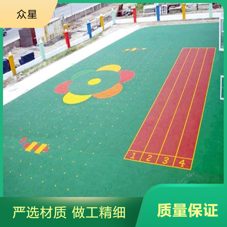 武威市学校塑胶跑道塑胶地坪 - 厂家